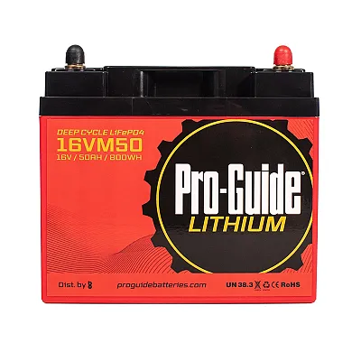 Pro-Guide Signature Series Lithium Battery - 16V - 50AH