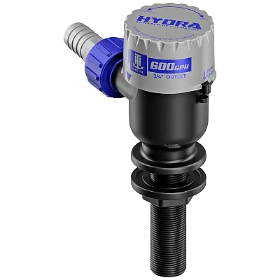 T-H Marine HYDRA&trade; Livewell Pump - 600 GPH - 12V - Long Nozzle