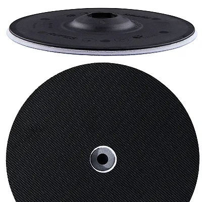RUPES PrecisionPro Backing Plate 150mm/6" Velcro M8 Bolt &amp; Shroud Lubricant