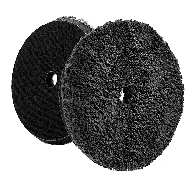 Lake Country HDO Microfiber Polishing Pad - Black - 6.5"