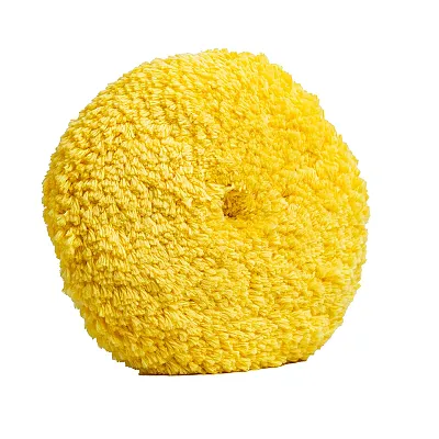 Lake Country Yellow Twisted Acrylic &amp; Wool Pad 8" x 1.5" Quick Disconnect