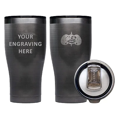 Toadfish Custom Engraved Non-Tipping 20oz Tumbler - Graphite *Minimum Order Quan