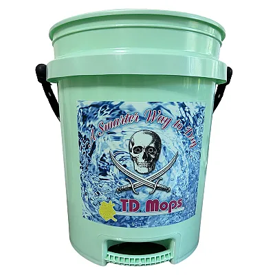 TD Mop TD Grip Bucket - Teal Green - 5 Gallon