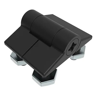 Southco Adjustable Torque Hinge, Symmetric Torque, Small Size, Acetal Copolymer,
