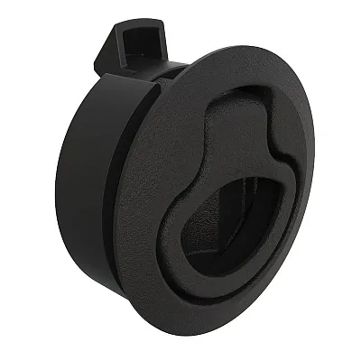 Southco Push-to-Close Latch, Medium Size, No Restriction, 7 - 12mm Grip, Plastic