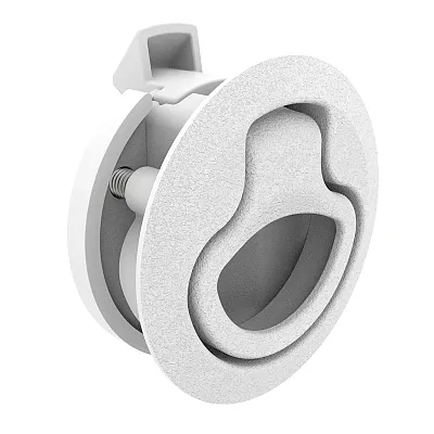Southco Push-to-Close Latch, Medium Size, No Restriction, 17 - 22mm Grip, Plasti
