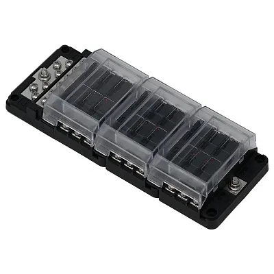Egis RT Fuse Block 18 Position w/Ground &amp; LED Indication