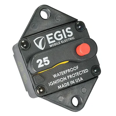 Egis 25A Circuit Breaker - 85 Series - Panel Mount