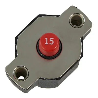 Egis 15A Push Button Circuit Breaker - Reset Only