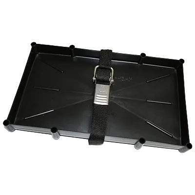 T-H Marine 27 Series Battery Holder Tray w/Stainless Buckled Strap