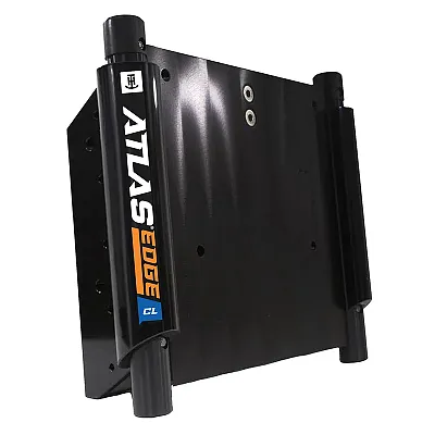T-H Marine ATLAS&trade; EDGE 12" Set Back Hydraulic Jack Plate - Classic - Black