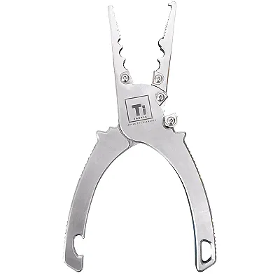 Ti-Tackle Titanium Fishing Pliers 7.5" Multi Tool Offshore