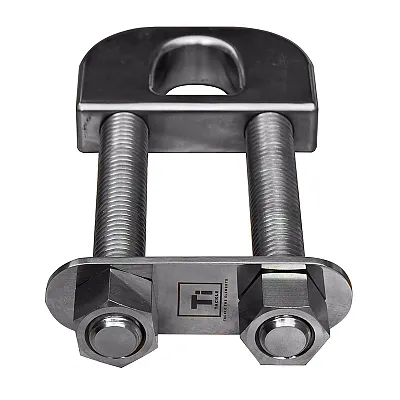Ti-Tackle Titanium Bow D Ring - 4" Long Stud