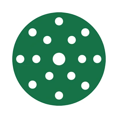 RUPES PROCUT Film Abrasive Discs 150mm (6") - 15 Holes - P120 Grit *Box of 50pcs