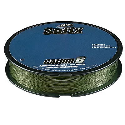 Sufix Calibr8 Braid 150yds 6lb - Low Vis Green