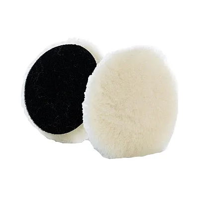Lake Country Extra Cut Low Lint Prewashed Knitted Lambswool Pads 3-1/4" x 1/2" -
