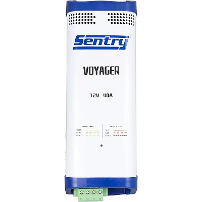 Sentry Voyager Battery Charger 12V - 40A - 115/230V Input - 3 Bank