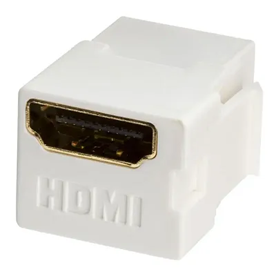 Cmple 1162-N HDMI Keystone Coupler Jack F/F, White