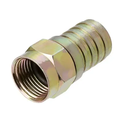 Cmple 1188-N F-Connector Crimp-On RG6 ? Gold (Pack of 10)