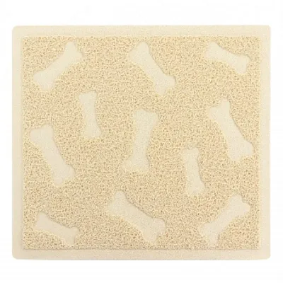 Gibson Everyday Pet Elements 17.7 x 15.75 Inch Dog Bone Placemat in Tan