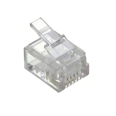 Cmple Rj11 Modular Plugs 6P4C For Solid - Pack Of 50 1218-N