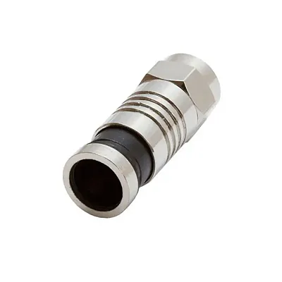 Cmple Compression F Type Connector For Rg59 With Black Tail 1221