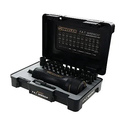 Wheeler Fat Wrench Screwdriver Set With Adjustable Torque (38 Piece)
