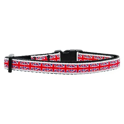 Mirage Pet Products Tiled Union Jack (UK Flag) Cat Safety Collar