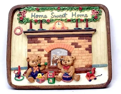 Novelties & Gifts 1253814B Home Sweet Home Resin Wall Plaque - B