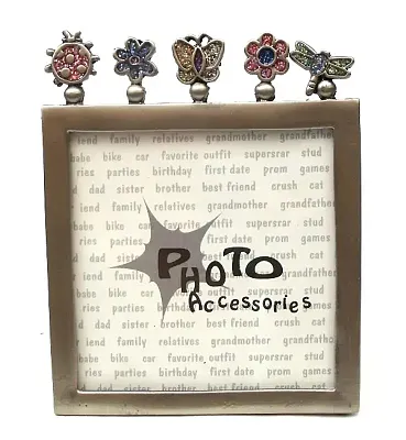 Novelties & Gifts 12560133B Bugs And Plants Die Cut 4" X 5" Pict