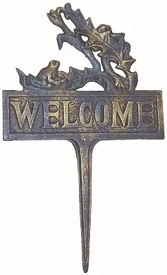 Cast Iron Welcome Sign 1257228