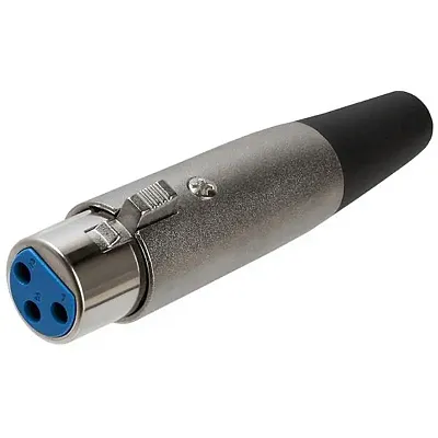 Cmple 3P Xlr Female Microphone Connector ??? Silver 1260-N
