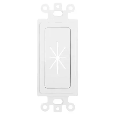 Cmple Decor Insert With Flexible Opening, White 1270-N