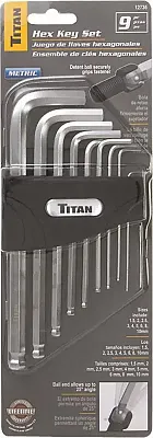 9 Pc Metric Detent Ball Hex Key Set 1.5 Up To 10Mm 12736