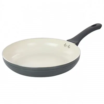 Oster Ridge Valley 10 Inch Aluminum Nonstick Frying Pan in Grey