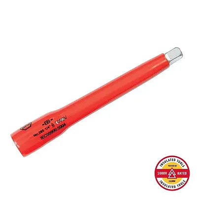 Wiha Insulated 1/4&quot; X 100Mm Drive Extension Bar