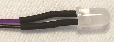 10Pk. 5Mm 12 Volt Led W/10&quot; Leads (Purple) 12Vled-5-P