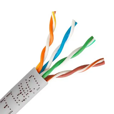 Cmple Cat-5E Bulk Cable 350Mhz Utp 24Awg Bare Copper Cmr Rated 1