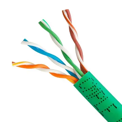 Cmple Cat-5E Bulk Cable 350Mhz Utp 24Awg Bare Copper Cmr Rated 1