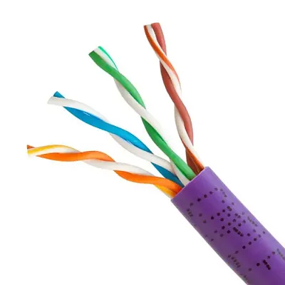 Cmple Cat-5E Bulk Cable 350Mhz Utp 24Awg Bare Copper Cmr Rated 1