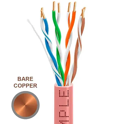 Cmple Cat5E Riser (Cmr) 1000Ft, 24 Awg 4 Pair Unshielded Twisted Pair (Utp) Soli