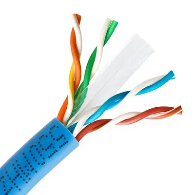 Cmple Cat-6 Solid Pvc Utp 23Awg Cmr Bare Copper Cable With Gigab