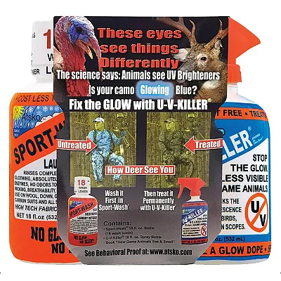 Atsko U-V-Killer / Sport-Wash Combo (2 X 18 Oz.)