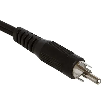 Cmple 136-N Y-Adapter (1 RCA Plug to 2 RCA Jacks)