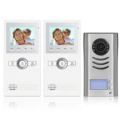 Cmple Video Intercom Entry System Dk1622 2 Apartment Audio/Video