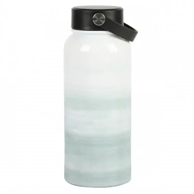 Gibson Home Brampton 30 Ounce Stainless Steel Double Wall Thermal Bottle With Li