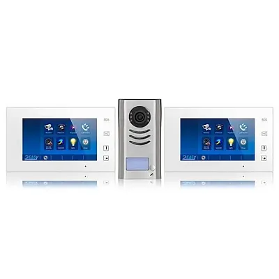 Cmple Video Intercom Entry System Dk4721 1 Apartment Audio/Video