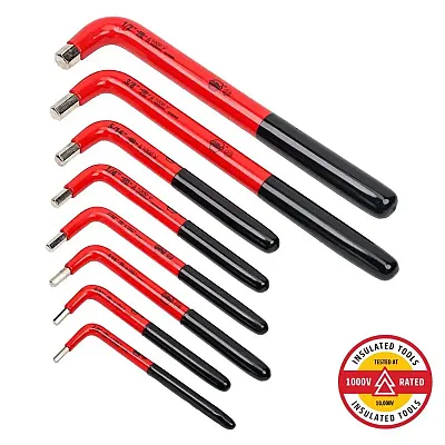 Wiha Sae Insulated Hex L-Key Set - 8 Piece Set