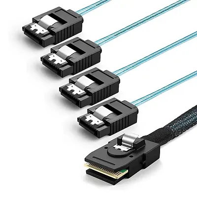 Cmple Cmple - Internal Mini Sas To Sata Cable, Sff-8087 Host To 4X Sata Target C