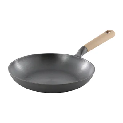 Gibson Home Eaglestone 9.5 Inch Cast Iron Skillet with Bakelite Handle in Black